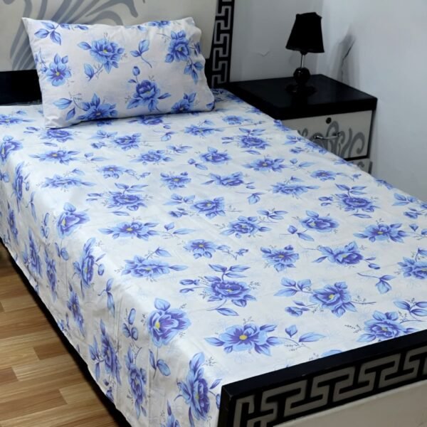 4Pc Export Cotton Single Pair Bedsheets