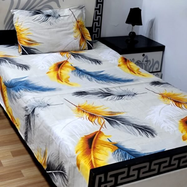 4Pc Export Cotton Single Pair Bedsheets