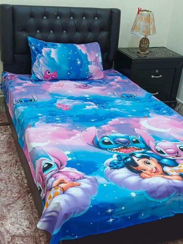 4Pc Export Cotton Single Pair Bedsheets