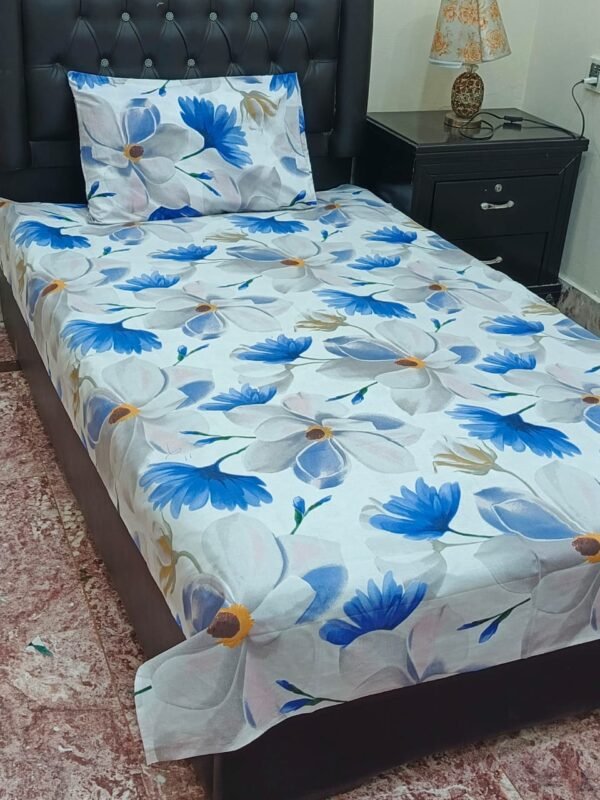 4Pc Export Cotton Single Pair Bedsheets