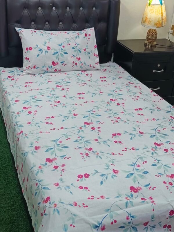 4Pc Export Cotton Single Pair Bedsheets