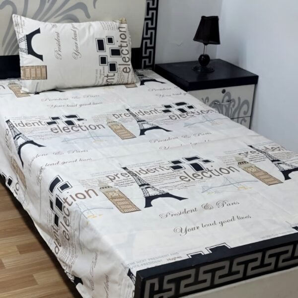 4Pc Export Cotton Single Pair Bedsheets