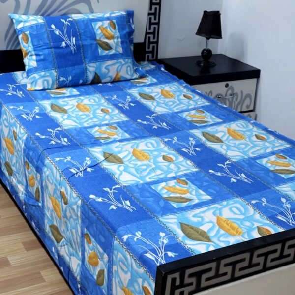 4Pc Export Cotton Single Pair Bedsheets