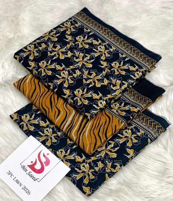 BIN SAEED LAWN 3PC COLLECTION