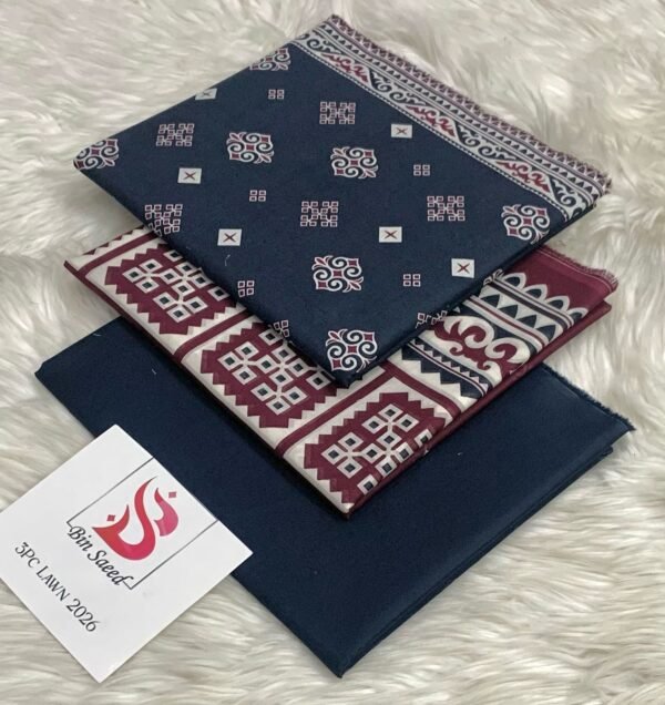 BIN SAEED LAWN 3PC COLLECTION
