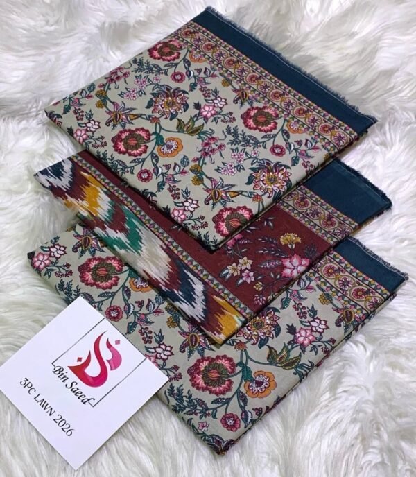 BIN SAEED LAWN 3PC COLLECTION