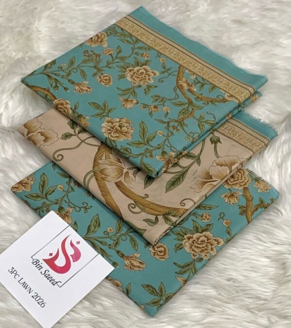 BIN SAEED LAWN 3PC COLLECTION