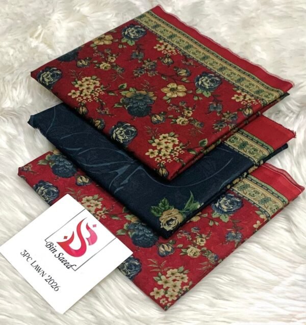 BIN SAEED LAWN 3PC COLLECTION