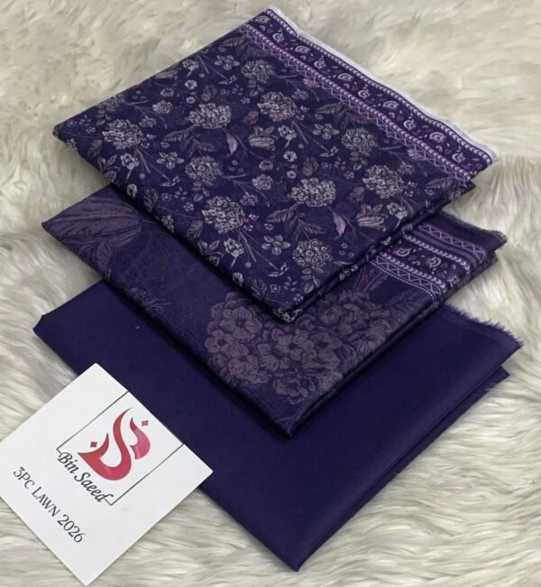 BIN SAEED LAWN 3PC COLLECTION