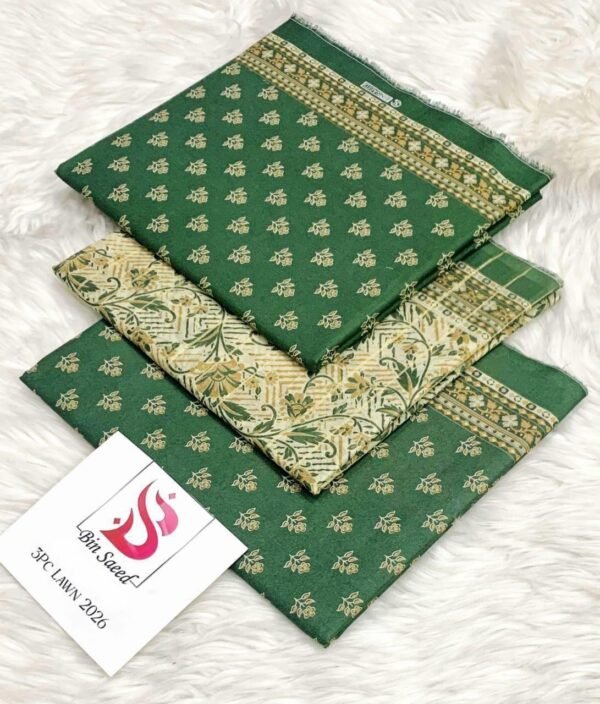BIN SAEED LAWN 3PC COLLECTION