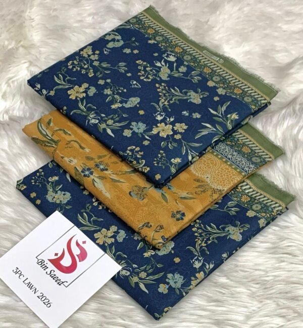 BIN SAEED LAWN 3PC COLLECTION
