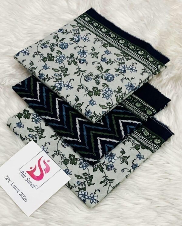 BIN SAEED LAWN 3PC COLLECTION