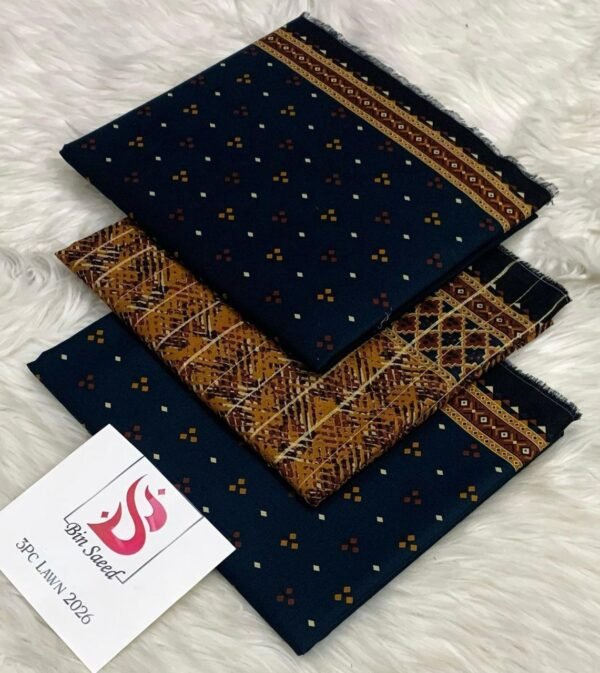 BIN SAEED LAWN 3PC COLLECTION