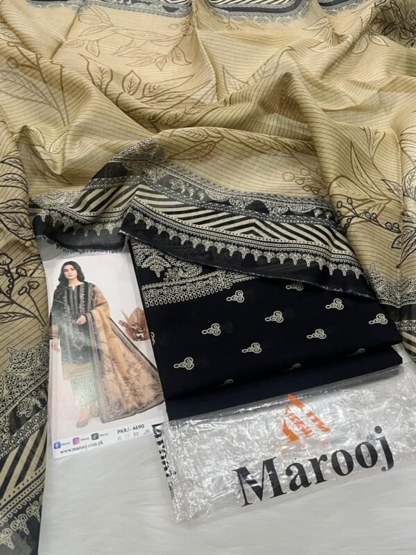WhatsApp Image 2026-02-17 at 16.15.40 Marooj 3PC Lawn Suit – Original Outlet Stock Summer Collection 2026 (Unstitched)