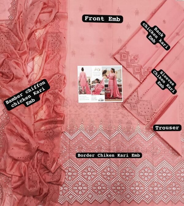 Naqsh 3PC Luxury Lawn Suit – Heavy Embroidered Eid Collection 2026 (Unstitched)