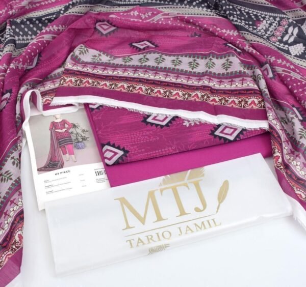 MTJ 3PC Lawn Suit – Original Outlet Stock 2026 Print Collection (Unstitched)