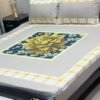 Digital gold panel bedsheet
