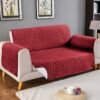 Ultrasonic Microfiber Sofa Cover Set – 3 Layer Quilted Stretchable Furniture Protector (5, 6 & 7 Seater)