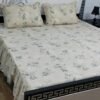 3 piece stiched 2 sided frill bedsheets
