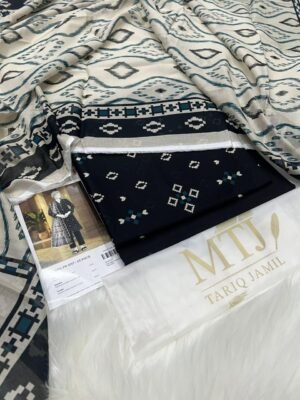 mtj MTJ 3PC Lawn Suit – Original Outlet Stock 2026 Print Collection (Unstitched)